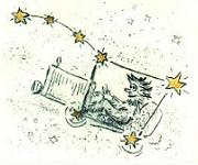 Cartoon Grafik Titel: Der Große Wagen - zum vergrößern auf die Grafik klicken